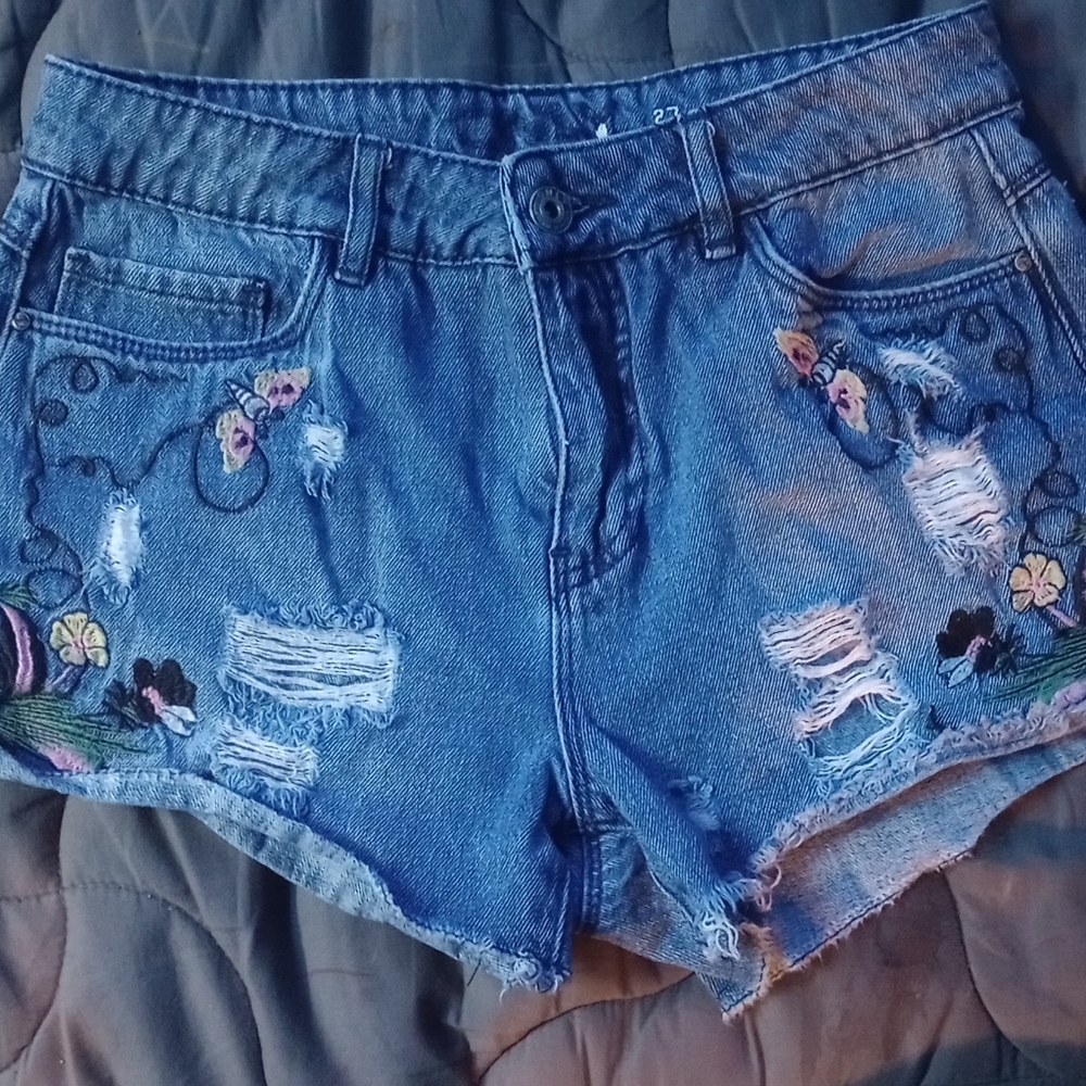 Blue Jean shorts size 27 by Only